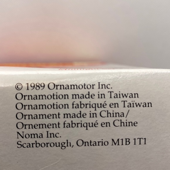 Vintage Noma Ornamotion Carousel Rotating Christmas Tree Ornament Holiday 1989 - Picture 8 of 15